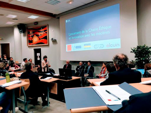 Inauguration de la chaire éthique et innovation de l'UCO avec alcuin